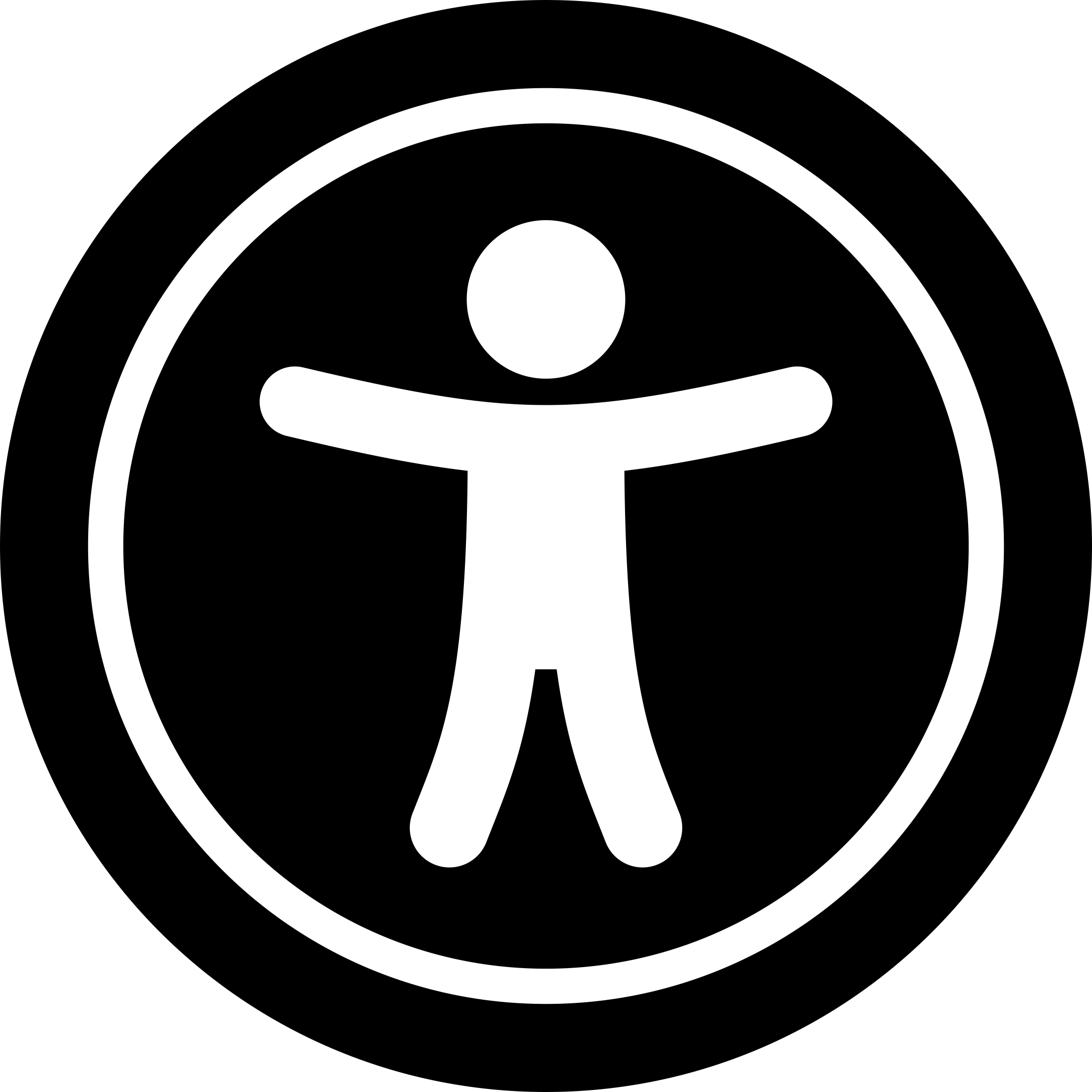 Aria Universal Access Stencil Svg Vector Free Vectors